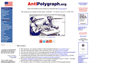 Desktop Screenshot of antipolygraph.org